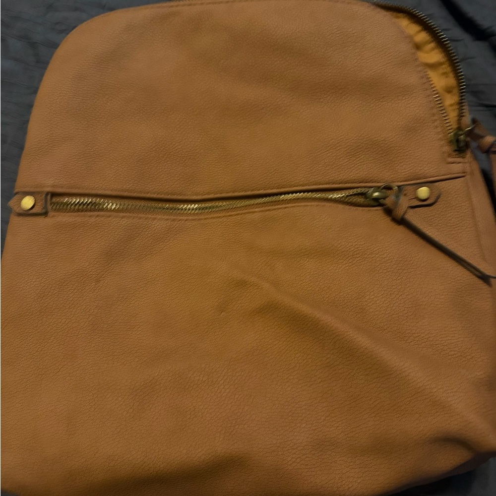 Sonoma cognac backpack purse